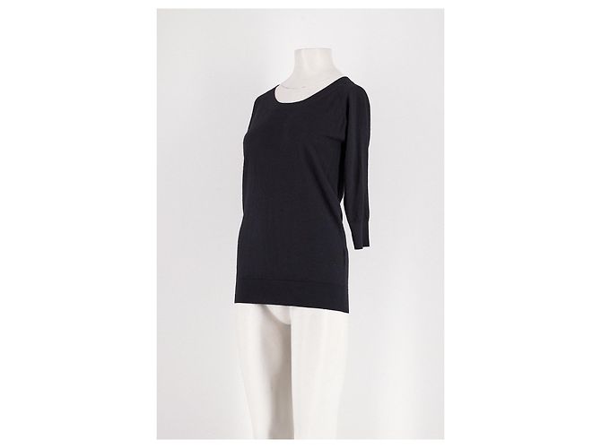 Leetha Camisola de cashmere preta - vista 4