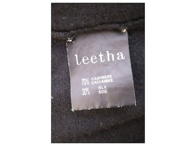 Leetha Camisola de cashmere preta - vista 8