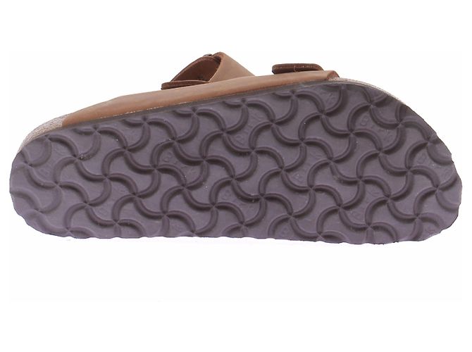 Birkenstock Sandali marroni "Arizona" in pelle oliata - vista 5