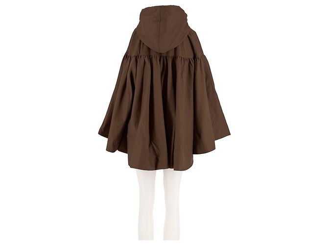 Autre Marque Poncho aus brauner Baumwolle - Ansicht 2