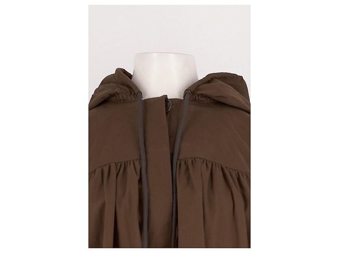 Autre Marque Poncho aus brauner Baumwolle - Ansicht 5