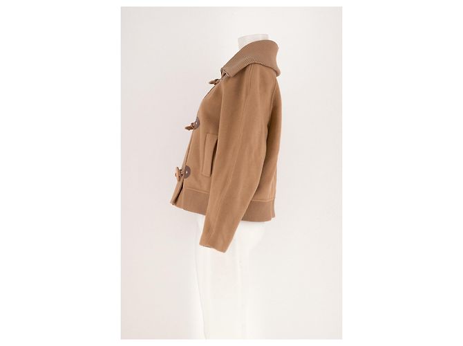 Maje Wool Jacket Camel - view 3