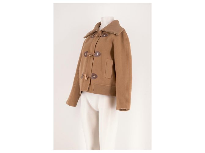 Maje Wool Jacket Camel - view 4