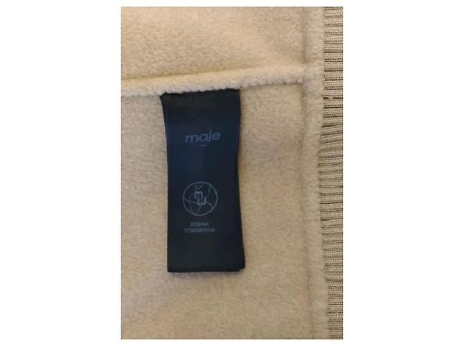 Maje Wool Jacket Camel - view 7