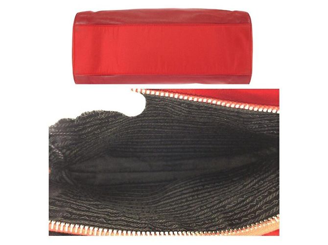 Tote Prada Tessuto Shopper aus Leder und Nylon - Ansicht 10
