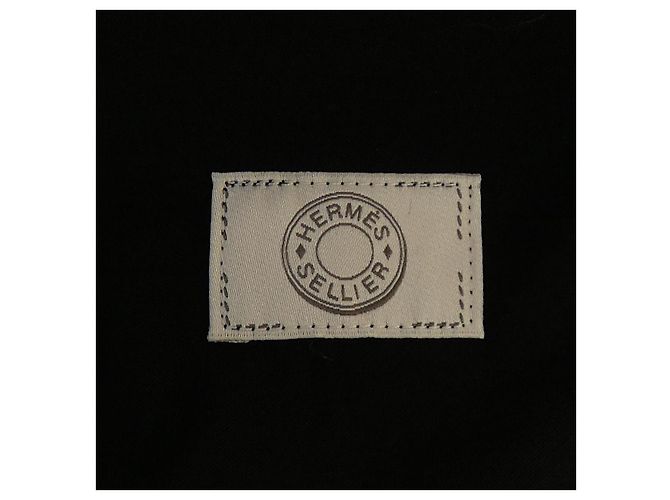Hermès Camiseta de algodón Hermes Cuir de Selle Sellier - vista 4