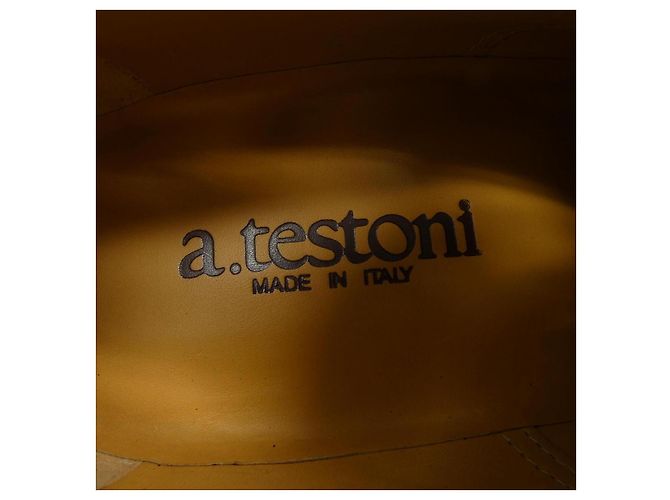 Autre Marque a.testoni Leder Derby Schuhe - Ansicht 8
