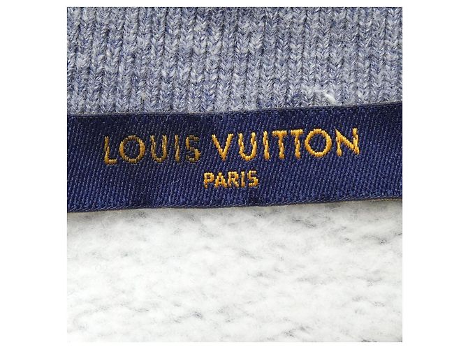 Louis Vuitton Sweatshirt aus Baumwolle mit LV-Logo auf dem Kopf - Ansicht 4