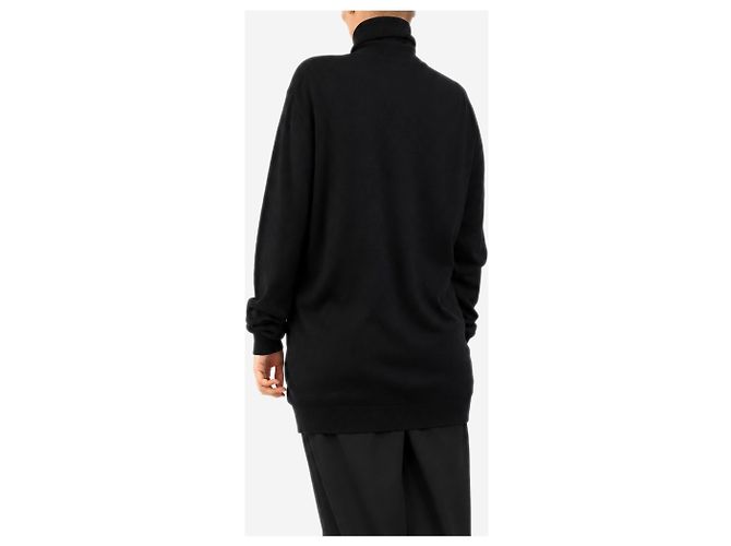Autre Marque Marineblauer Rollkragenpullover aus Kaschmir - size L - Ansicht 2