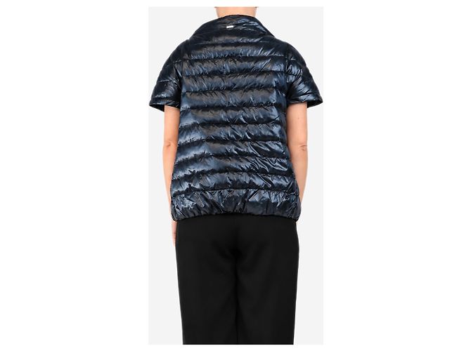 Herno Giacca imbottita blu navy - size UK 16 - vista 2