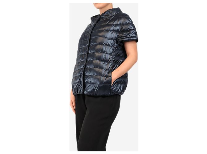 Herno Giacca imbottita blu navy - size UK 16 - vista 3