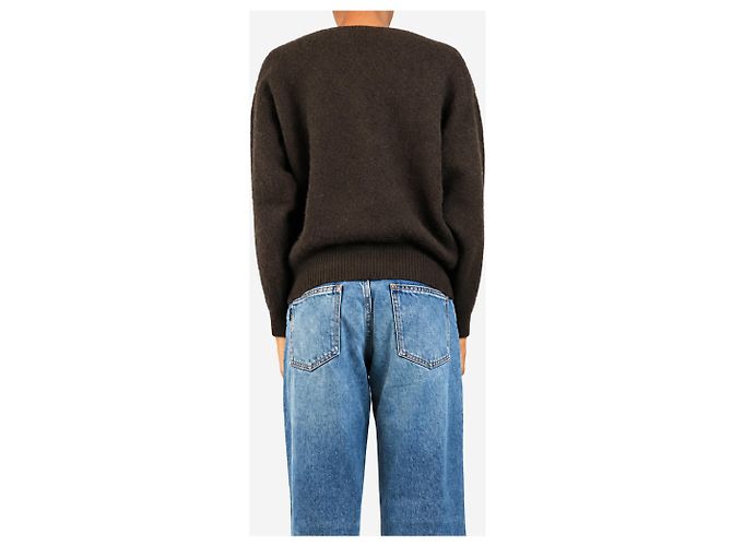 Autre Marque Weicher Kaschmirpullover in Dunkelbraun - Größe XS - Ansicht 2