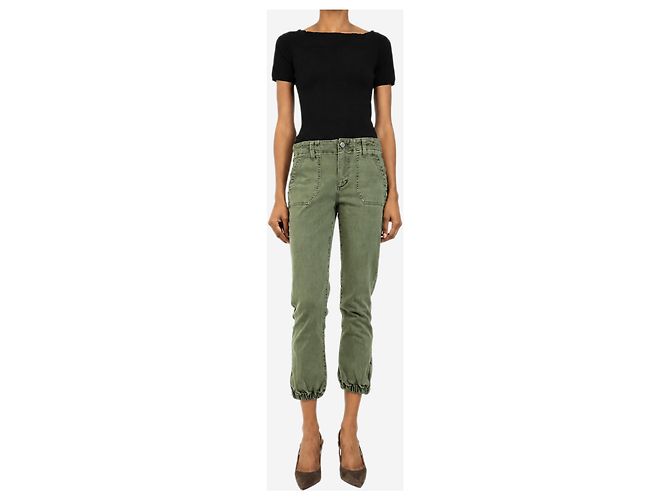 Paige Jeans Vaqueros verdes con vuelta - size UK 6 - vista 2