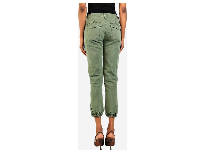 Paige Jeans Vaqueros verdes con vuelta - size UK 6 - vista 3