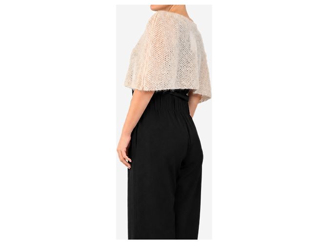 John Rocha Off-Shoulder Strickjacke in Haferfarben, grober Strick - One size - Ansicht 3