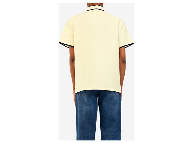 Autre Marque Camicia a collo mandarino gialla - size S - vista 2