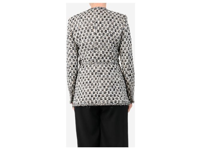 Autre Marque Graues Diya Tweed-Jackett - Größe M - Ansicht 2