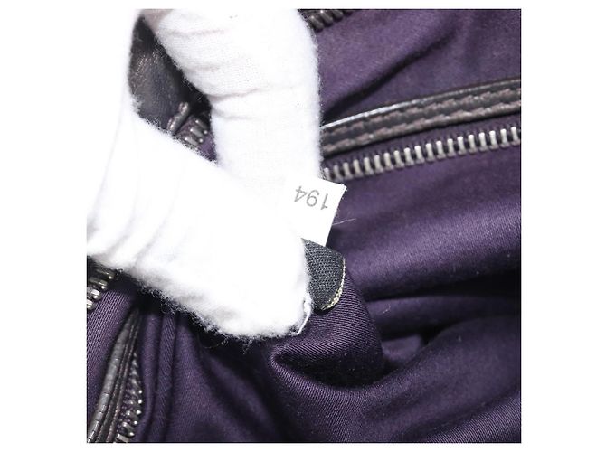 Miu Miu Matelasse Hand Bag Leather Gray Silver - vista 29