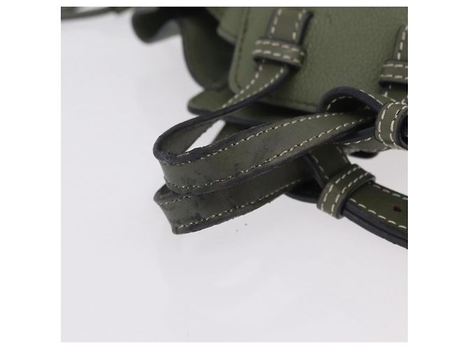 LOEWE Hammock Mini Hand Bag Leather 2way Khaki - Ansicht 10