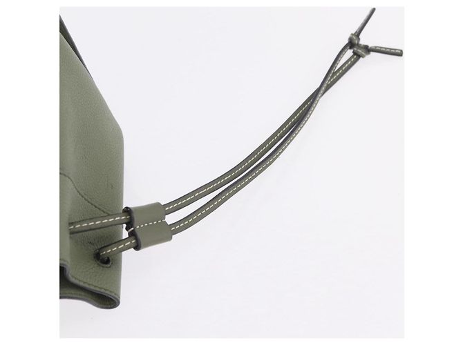 LOEWE Hammock Mini Hand Bag Leather 2way Khaki - Ansicht 23