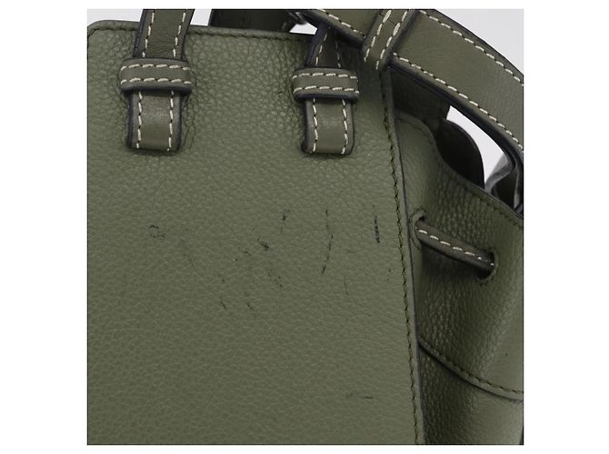 LOEWE Hammock Mini Hand Bag Leather 2way Khaki - Ansicht 5
