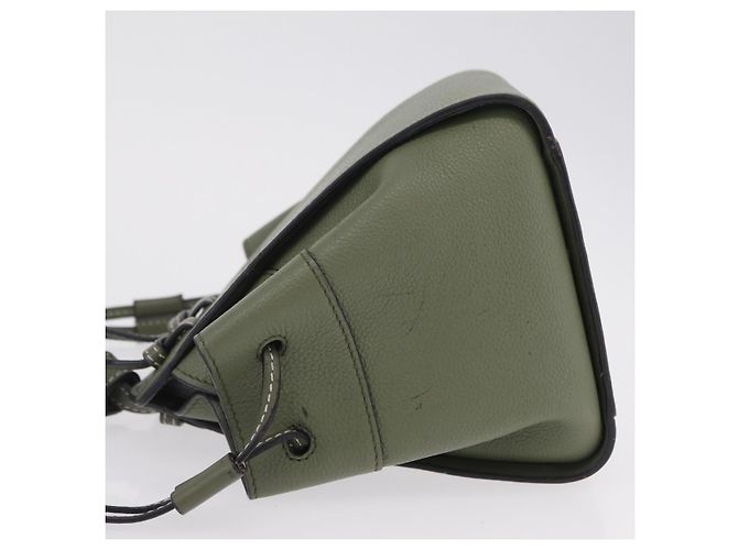 LOEWE Hammock Mini Hand Bag Leather 2way Khaki - Ansicht 8
