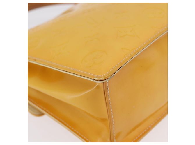 LOUIS VUITTON Monogram Vernis Spring Street Bag Lime Yellow M91068 - vista 13