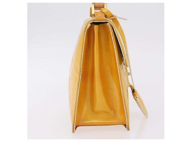 LOUIS VUITTON Monogram Vernis Spring Street Bag Lime Yellow M91068 - vista 6