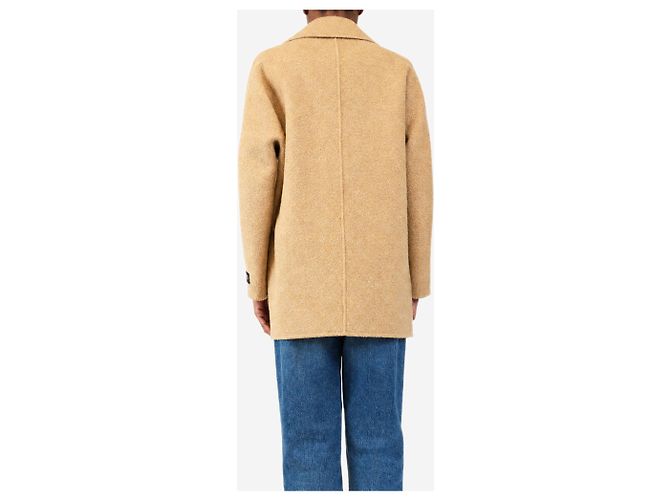 Autre Marque Neutraler zweireihiger Glitzermantel - size UK 6 - Ansicht 2
