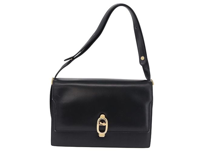 Céline CELINE Shoulder Bag Leather Black Gold - vista 13