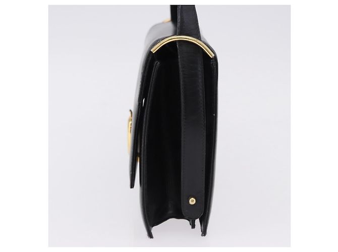 Céline CELINE Shoulder Bag Leather Black Gold - vista 3
