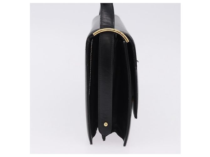Céline CELINE Shoulder Bag Leather Black Gold - vista 4