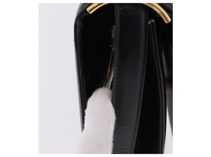 Céline CELINE Shoulder Bag Leather Black Gold - vista 5