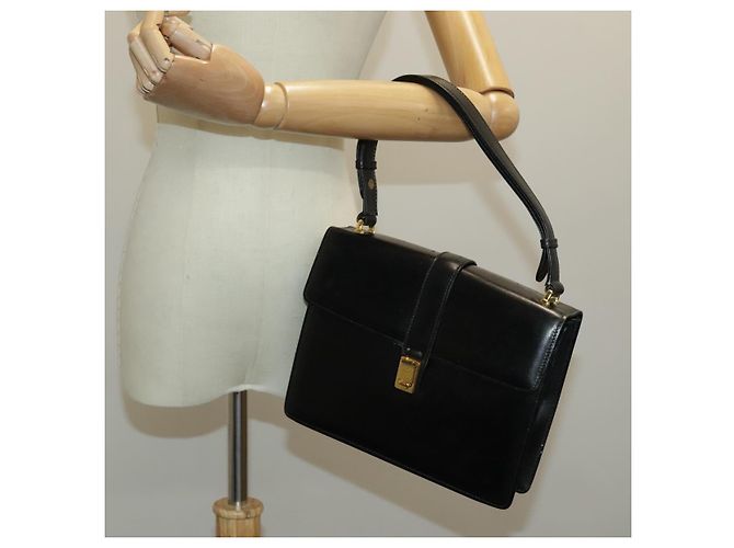 Céline CELINE Shoulder Bag Leather Black Gold - vista 27