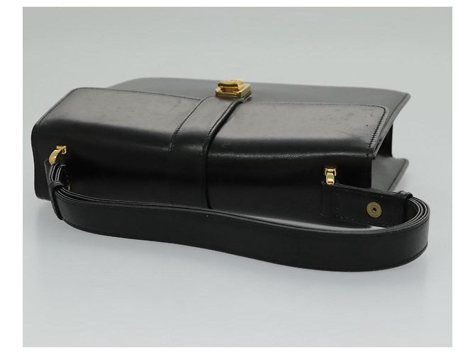 Céline CELINE Shoulder Bag Leather Black Gold - vista 7