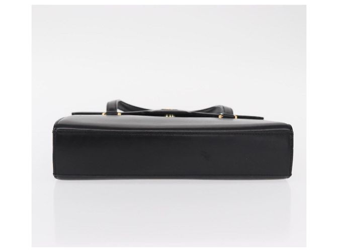 GIVENCHY Sac à main en cuir noir et or - vue 5