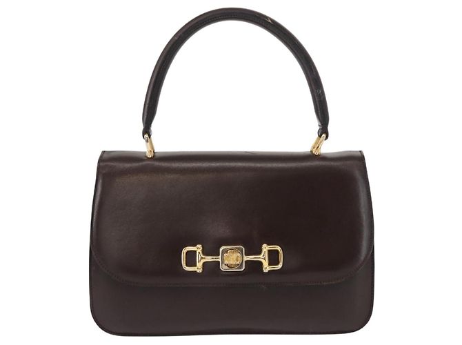 Céline CELINE Handtasche Leder Braun Gold - Ansicht 13