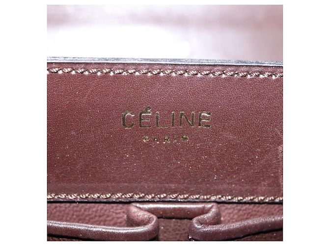 Céline CELINE Handtasche Leder Braun Gold - Ansicht 18