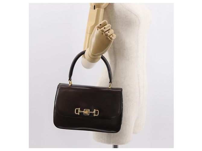 Céline CELINE Handtasche Leder Braun Gold - Ansicht 24