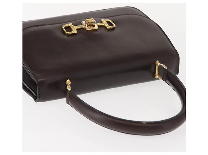 Céline CELINE Handtasche Leder Braun Gold - Ansicht 6