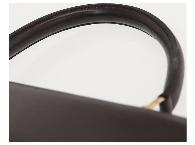 Céline CELINE Handtasche Leder Braun Gold - Ansicht 8