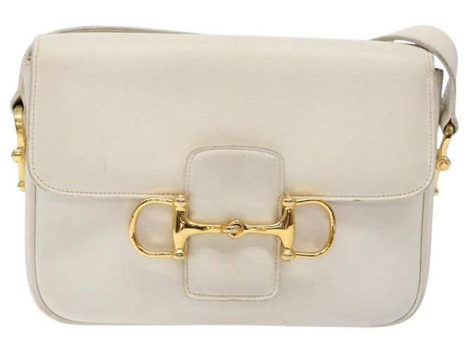Céline CELINE Shoulder Bag Leather Gold White - vista 13