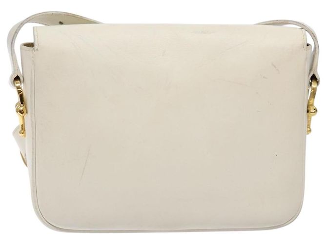 Céline CELINE Shoulder Bag Leather Gold White - vista 2
