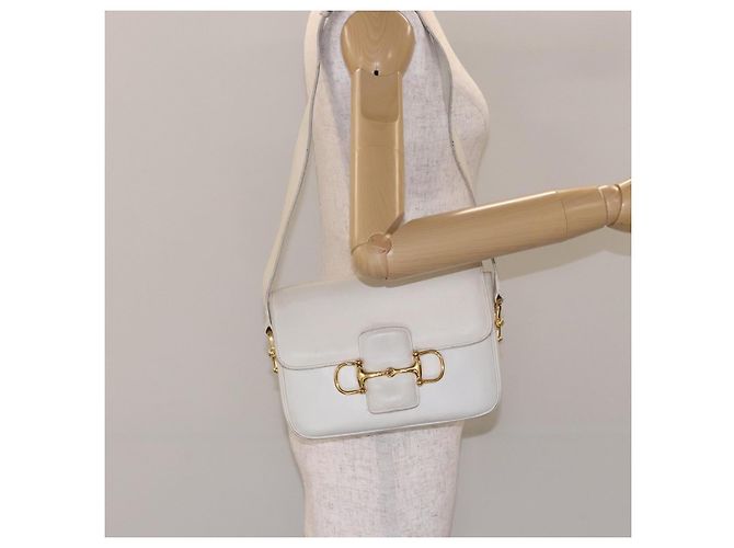 Céline CELINE Shoulder Bag Leather Gold White - vista 22