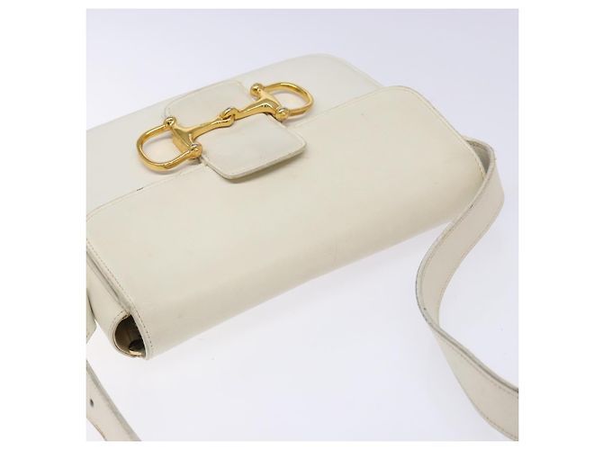 Céline CELINE Shoulder Bag Leather Gold White - vista 6