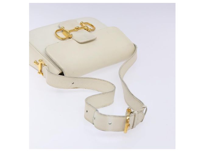Céline CELINE Shoulder Bag Leather Gold White - vista 7