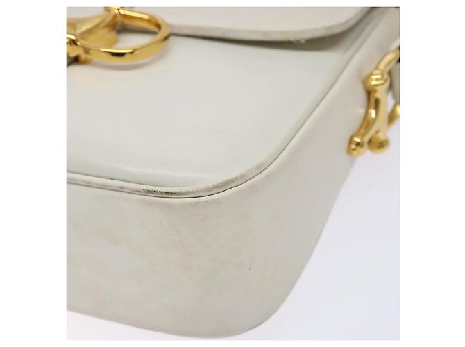 Céline CELINE Shoulder Bag Leather Gold White - vista 9
