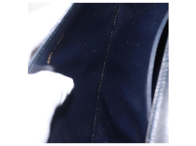 Céline CELINE C saluki Shoulder Bag Canvas Navy Gold - Ansicht 23