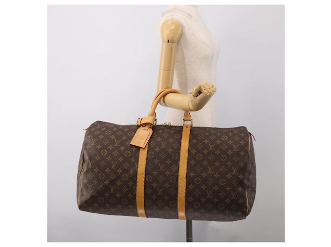 LOUIS VUITTON Monogram Keepall 55 Boston Bag M41424 LV - vista 22