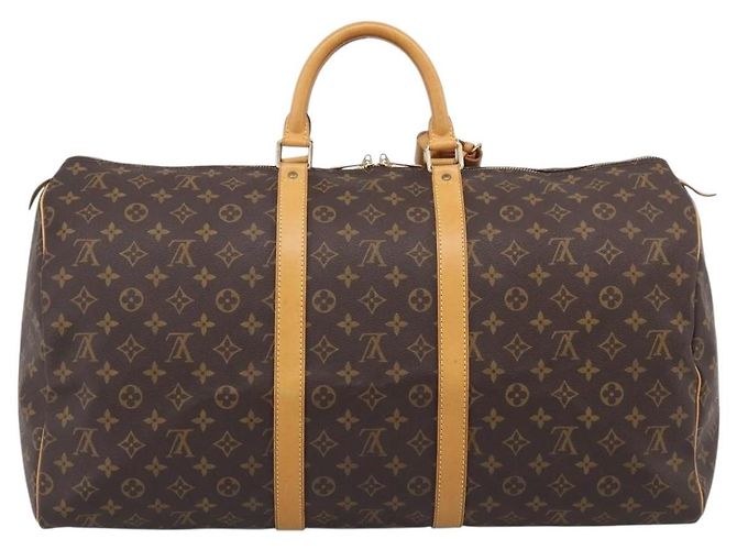 LOUIS VUITTON Monogram Keepall 55 Boston Bag M41424 LV - vista 3